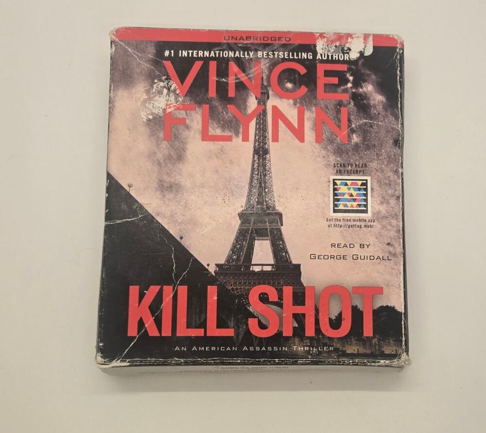 Vince Flynn Kill Shot Audiobook Thriller Novel 10 Disc Audio Story